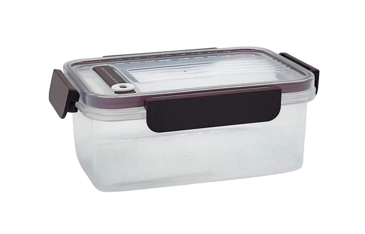 AKDC Air - Tight Rectangular Food Container 13cm*9cm*5.5cm, Brown - Al Kabayel Discount CentreAKDC Air - Tight Rectangular Food Container 13cm*9cm*5.5cm, BrownFood ContainersAKDCAl Kabayel Discount Centre
