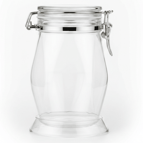 AKDC Airtight Clear Acrylic Storage Container for Kitchen Pantry Organization 18 × 10 cm - Al Kabayel Discount CentreAKDC Airtight Clear Acrylic Storage Container for Kitchen Pantry Organization 18 × 10 cmJars & Food SaversAKDCAl Kabayel Discount Centre