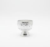 AKDC Aluminium Bowl with Stand – Unique Silver Design | 8 cm Elegant Home Decor Piece - Al Kabayel Discount CentreAKDC Aluminium Bowl with Stand – Unique Silver Design | 8 cm Elegant Home Decor PieceBowlsAKDCAl Kabayel Discount Centre