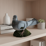 AKDC Artistic Polyresin Dove Decorative Showpiece – Elegant Home Accent Sculpture in Grey Finish, 16 × 21 cm - Al Kabayel Discount CentreAKDC Artistic Polyresin Dove Decorative Showpiece – Elegant Home Accent Sculpture in Grey Finish, 16 × 21 cmHome Décor AccentsAKDCAl Kabayel Discount Centre