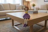 AKDC Artistic Polyresin Girl Figurine – Elegant Dual - Tone Violet & Blue Decorative Home Accent, 14 cm - Al Kabayel Discount CentreAKDC Artistic Polyresin Girl Figurine – Elegant Dual - Tone Violet & Blue Decorative Home Accent, 14 cmHome Décor AccentsAKDCAl Kabayel Discount Centre