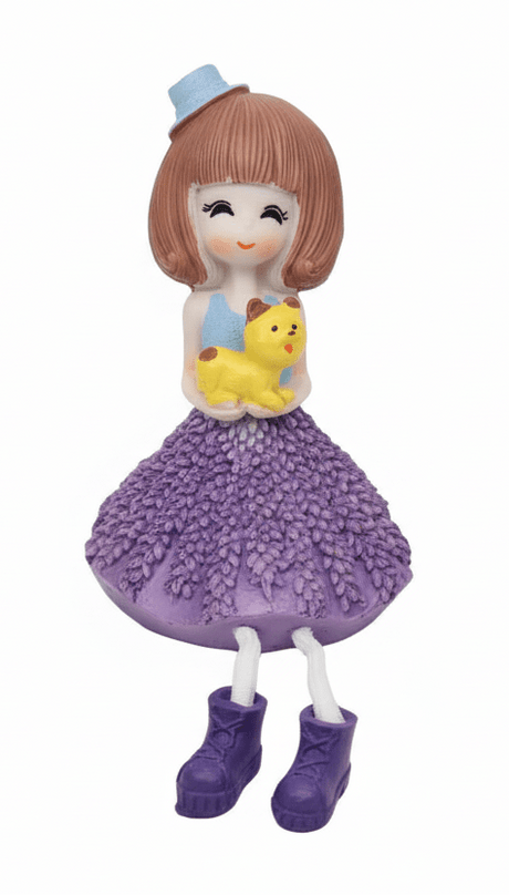 AKDC Artistic Polyresin Girl Figurine – Elegant Dual - Tone Violet & Blue Decorative Home Accent, 14 cm - Al Kabayel Discount CentreAKDC Artistic Polyresin Girl Figurine – Elegant Dual - Tone Violet & Blue Decorative Home Accent, 14 cmHome Décor AccentsAKDCAl Kabayel Discount Centre