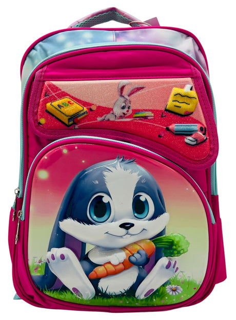 AKDC Baby Rabbit School Backpack 40cm*31cm*18cm, Multicolour - Al Kabayel Discount CentreAKDC Baby Rabbit School Backpack 40cm*31cm*18cm, MulticolourSchool BagsAKDCAl Kabayel Discount Centre
