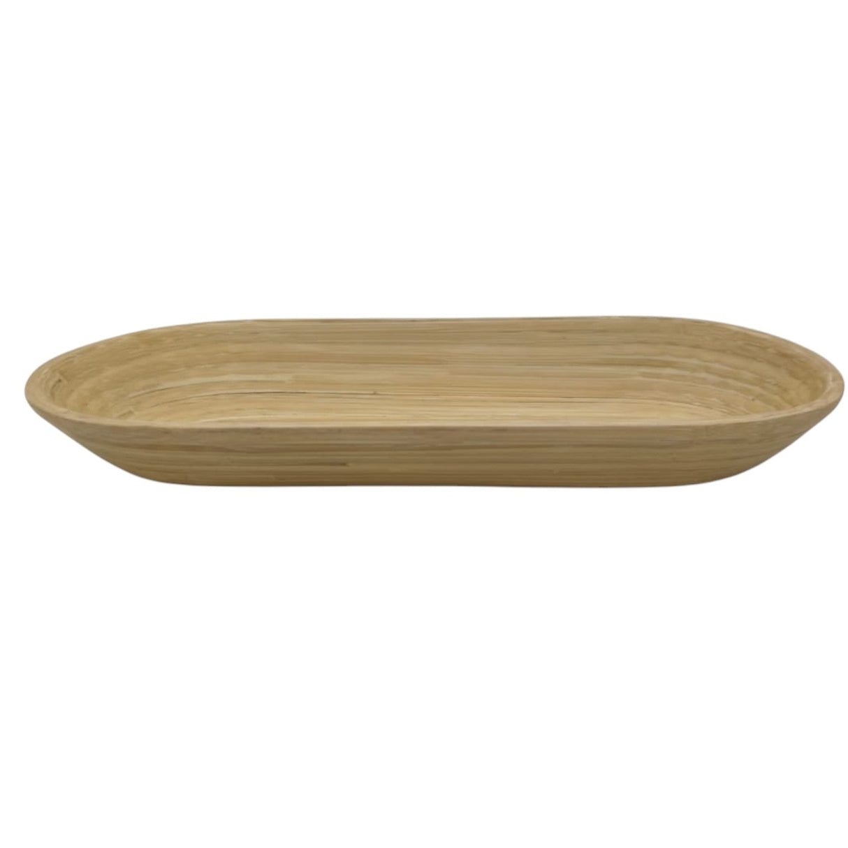 AKDC Bamboo Oval Shape Serving Tray - 37cmX14cmX5cm - Bamboo - Al Kabayel Discount CentreAKDC Bamboo Oval Shape Serving Tray - 37cmX14cmX5cm - BambooServing TraysAKDCAl Kabayel Discount Centre