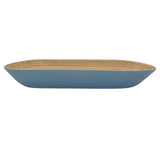 AKDC Bamboo Oval Shape Serving Tray - 37cmX14cmX5cm - Blue&Bamboo - Al Kabayel Discount CentreAKDC Bamboo Oval Shape Serving Tray - 37cmX14cmX5cm - Blue&BambooServing TraysAKDCAl Kabayel Discount Centre