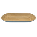 AKDC Bamboo Oval Shape Serving Tray - 37cmX14cmX5cm - Blue&Bamboo - Al Kabayel Discount CentreAKDC Bamboo Oval Shape Serving Tray - 37cmX14cmX5cm - Blue&BambooServing TraysAKDCAl Kabayel Discount Centre