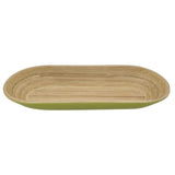 AKDC Bamboo Oval Shape Serving Tray - 37cmX14cmX5cm - LightGreen&Bamboo - Al Kabayel Discount CentreAKDC Bamboo Oval Shape Serving Tray - 37cmX14cmX5cm - LightGreen&BambooServing TraysAKDCAl Kabayel Discount Centre