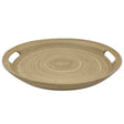 AKDC Bamboo Round Tray With Handles, Tea & Coffee Table Decorative Serving Tray Food Storage Platters for Serving Beverages Living Room Home Dining Table - 30cmX4cm - Al Kabayel Discount CentreAKDC Bamboo Round Tray With Handles, Tea & Coffee Table Decorative Serving Tray Food Storage Platters for Serving Beverages Living Room Home Dining Table - 30cmX4cmServing TraysAKDCAl Kabayel Discount Centre