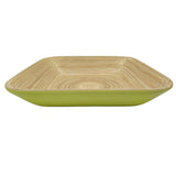 AKDC Bamboo Square Shape Serving Tray - 30cmX30cmX6cm - LightGreen&Bamboo - Al Kabayel Discount CentreAKDC Bamboo Square Shape Serving Tray - 30cmX30cmX6cm - LightGreen&BambooServing TraysAKDCAl Kabayel Discount Centre