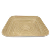 AKDC Bamboo Square Shape Serving Tray - 30cmX30cmX6cm - White&Bamboo - Al Kabayel Discount CentreAKDC Bamboo Square Shape Serving Tray - 30cmX30cmX6cm - White&BambooServing TraysAKDCAl Kabayel Discount Centre