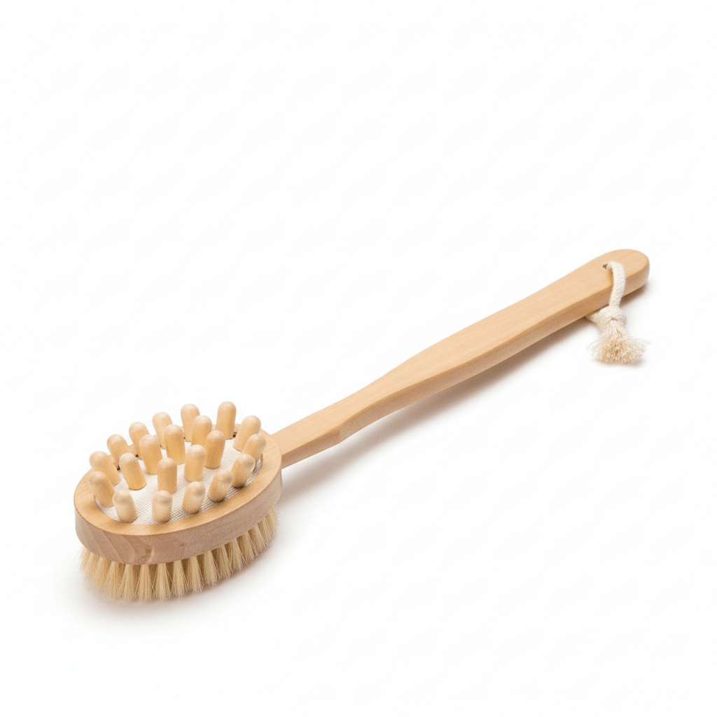 AKDC Bath Body Brush with Long Wooden Handle 40cm - Al Kabayel Discount CentreAKDC Bath Body Brush with Long Wooden Handle 40cmBath AccessoriesAKDCAl Kabayel Discount Centre