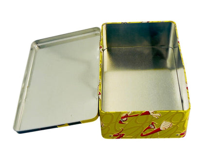 AKDC Batman Metal Canister 20cm*13cm*7.5cm, Yellow - W09802 - Al Kabayel Discount CentreAKDC Batman Metal Canister 20cm*13cm*7.5cm, Yellow - W09802Food ContainersAKDCAl Kabayel Discount Centre