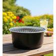 AKDC BBQ Steamer Set 28×12 cm | Durable Black Outdoor Cooking Set | Perfect for Steaming, Grilling & Outdoor Barbecue Use - Al Kabayel Discount CentreAKDC BBQ Steamer Set 28×12 cm | Durable Black Outdoor Cooking Set | Perfect for Steaming, Grilling & Outdoor Barbecue UseBBQ Grills & Fire PitsAKDCAl Kabayel Discount Centre