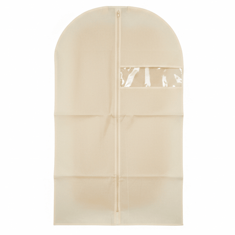 AKDC Beige Cotton Garment Bag – Breathable Suit & Dress Cover with Zipper - Al Kabayel Discount CentreAKDC Beige Cotton Garment Bag – Breathable Suit & Dress Cover with ZipperOrganizers & AccessoriesAKDCAl Kabayel Discount Centre