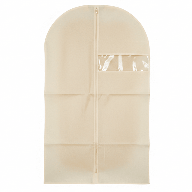 AKDC Beige Cotton Garment Bag – Breathable Suit & Dress Cover with Zipper - Al Kabayel Discount CentreAKDC Beige Cotton Garment Bag – Breathable Suit & Dress Cover with ZipperOrganizers & AccessoriesAKDCAl Kabayel Discount Centre