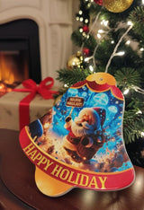 AKDC Bell - Shaped Ceramic Christmas Coaster 22 cm – Santa Illustration Holiday Coaster - Al Kabayel Discount CentreAKDC Bell - Shaped Ceramic Christmas Coaster 22 cm – Santa Illustration Holiday CoasterHome Décor AccentsAKDCAl Kabayel Discount Centre