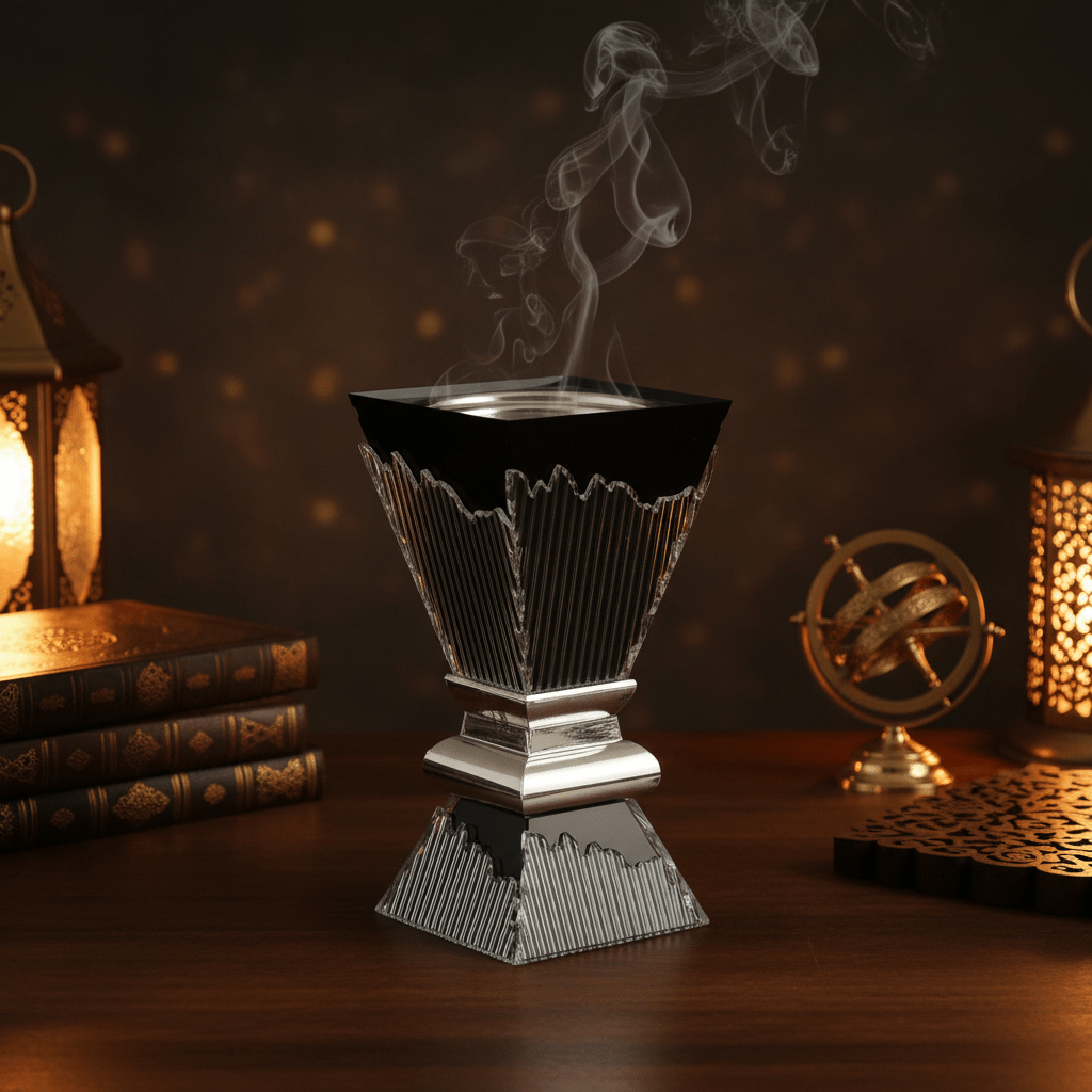 AKDC Black Acrylic and Metal Incense Burner Modern Stylish Burner 20cm - Al Kabayel Discount CentreAKDC Black Acrylic and Metal Incense Burner Modern Stylish Burner 20cmIncense BurnerAKDCAl Kabayel Discount Centre