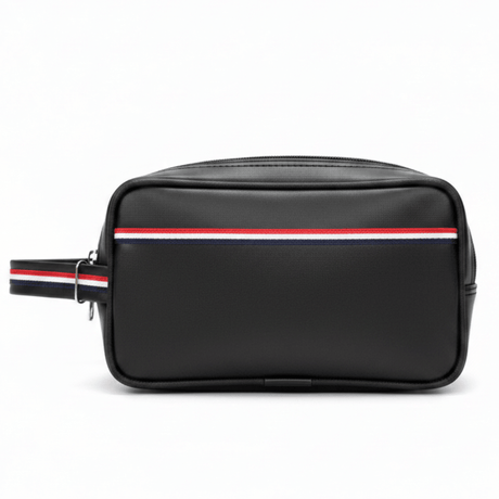 AKDC Black Artificial Leather Handbag Pouch 22×13 cm Practical Storage Solution with Clean Minimal Style - Al Kabayel Discount CentreAKDC Black Artificial Leather Handbag Pouch 22×13 cm Practical Storage Solution with Clean Minimal StylePouchesAKDCAl Kabayel Discount Centre