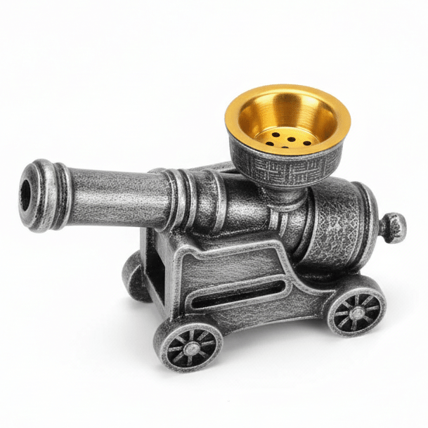 AKDC Black Ceramic Cannon - Shaped Decorative Incense Holder – Unique Statement Piece for Living Room or Office – 15 cm - Al Kabayel Discount CentreAKDC Black Ceramic Cannon - Shaped Decorative Incense Holder – Unique Statement Piece for Living Room or Office – 15 cmCeramic Incense BurnerAKDCAl Kabayel Discount Centre