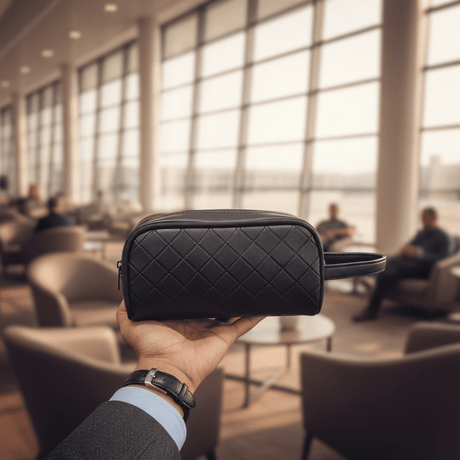 AKDC Black Faux Leather Handbag Pouch 20×10 cm Compact and Lightweight Organizer for Daily Essentials - Al Kabayel Discount CentreAKDC Black Faux Leather Handbag Pouch 20×10 cm Compact and Lightweight Organizer for Daily EssentialsPouchesAKDCAl Kabayel Discount Centre