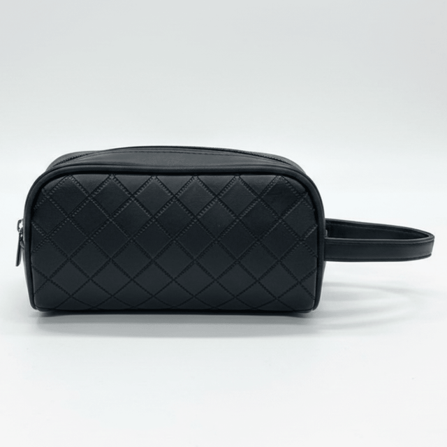AKDC Black Faux Leather Handbag Pouch 20×10 cm Compact and Lightweight Organizer for Daily Essentials - Al Kabayel Discount CentreAKDC Black Faux Leather Handbag Pouch 20×10 cm Compact and Lightweight Organizer for Daily EssentialsPouchesAKDCAl Kabayel Discount Centre