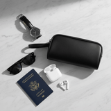 AKDC Black Faux Leather Handbag Pouch 24×10 cm Slim Profile Lightweight and Easy to Carry Anywhere - Al Kabayel Discount CentreAKDC Black Faux Leather Handbag Pouch 24×10 cm Slim Profile Lightweight and Easy to Carry AnywherePouchesAKDCAl Kabayel Discount Centre