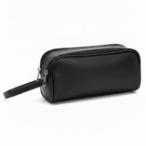 AKDC Black Faux Leather Handbag Pouch 24×10 cm Slim Profile Lightweight and Easy to Carry Anywhere - Al Kabayel Discount CentreAKDC Black Faux Leather Handbag Pouch 24×10 cm Slim Profile Lightweight and Easy to Carry AnywherePouchesAKDCAl Kabayel Discount Centre