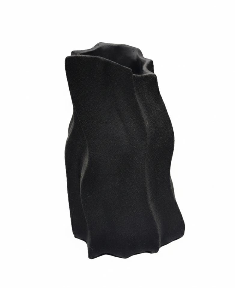 AKDC Black Hard Plastic Flower Vase – Elegant Tabletop Flower Holder – 25×14 cm - Al Kabayel Discount CentreAKDC Black Hard Plastic Flower Vase – Elegant Tabletop Flower Holder – 25×14 cmFlower/Plant PotsAKDCAl Kabayel Discount Centre