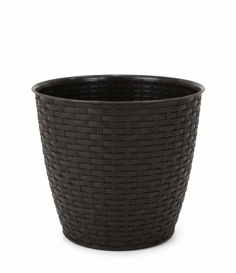 AKDC Black Round Plastic Plant Pot – Durable Indoor & Outdoor Planter – 25 cm - Al Kabayel Discount CentreAKDC Black Round Plastic Plant Pot – Durable Indoor & Outdoor Planter – 25 cmFlower/Plant PotsAKDCAl Kabayel Discount Centre