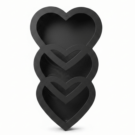 AKDC Black Triple Heart Cardboard Gift Box with Transparent Lid for Premium Gift Hampers, Romantic Occasions & Luxury Packaging – 45×20×10 cm - Al Kabayel Discount CentreAKDC Black Triple Heart Cardboard Gift Box with Transparent Lid for Premium Gift Hampers, Romantic Occasions & Luxury Packaging – 45×20×10 cmPacking & Wrapping SuppliesAKDCAl Kabayel Discount Centre