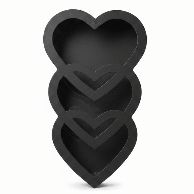 AKDC Black Triple Heart Cardboard Gift Box with Transparent Lid for Premium Gift Hampers, Romantic Occasions & Luxury Packaging – 45×20×10 cm - Al Kabayel Discount CentreAKDC Black Triple Heart Cardboard Gift Box with Transparent Lid for Premium Gift Hampers, Romantic Occasions & Luxury Packaging – 45×20×10 cmPacking & Wrapping SuppliesAKDCAl Kabayel Discount Centre