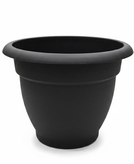 AKDC Black Wide Plastic Plant Pot – Heavy - Duty Large Planter – 33×26 cm - Al Kabayel Discount CentreAKDC Black Wide Plastic Plant Pot – Heavy - Duty Large Planter – 33×26 cmFlower/Plant PotsAKDCAl Kabayel Discount Centre