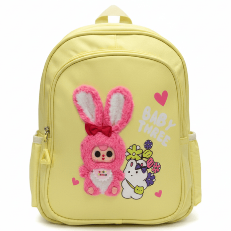 AKDC Bright Yellow Polyester Kids Backpack 30 x 25 cm – Lightweight Small School Bag for Kids with Fun Design - Al Kabayel Discount CentreAKDC Bright Yellow Polyester Kids Backpack 30 x 25 cm – Lightweight Small School Bag for Kids with Fun DesignSchool BagsAKDCAl Kabayel Discount Centre