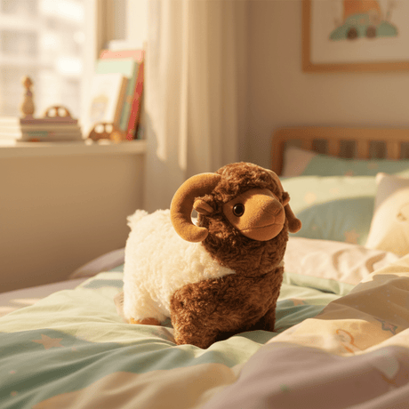 AKDC Brown & Cream Sheep Plush Toy 25cm Soft Stuffed Animal Toy Gift for Kids - Al Kabayel Discount CentreAKDC Brown & Cream Sheep Plush Toy 25cm Soft Stuffed Animal Toy Gift for KidsToysAKDCAl Kabayel Discount Centre