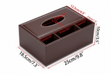 AKDC Brown PU Leather Rectangular Tissue Box with Pen Holder 25*18.5*10cm - Al Kabayel Discount CentreAKDC Brown PU Leather Rectangular Tissue Box with Pen Holder 25*18.5*10cmNapkin Holders & Tissue BoxAKDCAl Kabayel Discount Centre