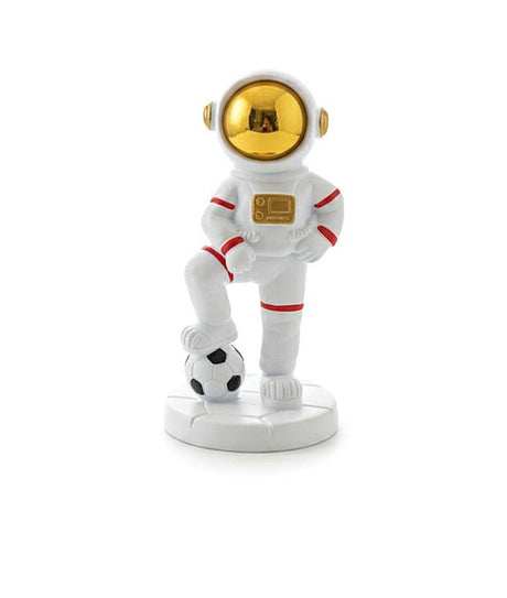 AKDC Ceramic Astronaut with Football Figurine – Modern White Space Sports Décor Statue 14 cm - Al Kabayel Discount CentreAKDC Ceramic Astronaut with Football Figurine – Modern White Space Sports Décor Statue 14 cmHome Décor AccentsAKDCAl Kabayel Discount Centre