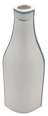 AKDC Ceramic Bottle Shaped Flower Vase 4.5cm*8.5mc*26cm, White an Blue Border - Al Kabayel Discount CentreAKDC Ceramic Bottle Shaped Flower Vase 4.5cm*8.5mc*26cm, White an Blue BorderFlower/Plant PotsAKDCAl Kabayel Discount Centre