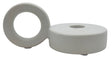 AKDC Ceramic Candle Holder 13.5cm*8, White - Al Kabayel Discount CentreAKDC Ceramic Candle Holder 13.5cm*8, WhiteHome Décor AccentsAKDCAl Kabayel Discount Centre
