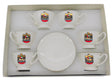 AKDC Ceramic Cup and Sacucer 6pcs with UAE Logo 100ml, White - Al Kabayel Discount CentreAKDC Ceramic Cup and Sacucer 6pcs with UAE Logo 100ml, WhiteTea SetsAKDCAl Kabayel Discount Centre