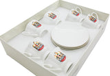 AKDC Ceramic Cup and Saucer 12pcs Set Tea UAE Logo 6xCups (70ML) With 6xSaucers - Al Kabayel Discount CentreAKDC Ceramic Cup and Saucer 12pcs Set Tea UAE Logo 6xCups (70ML) With 6xSaucersTea CupsAKDCAl Kabayel Discount Centre