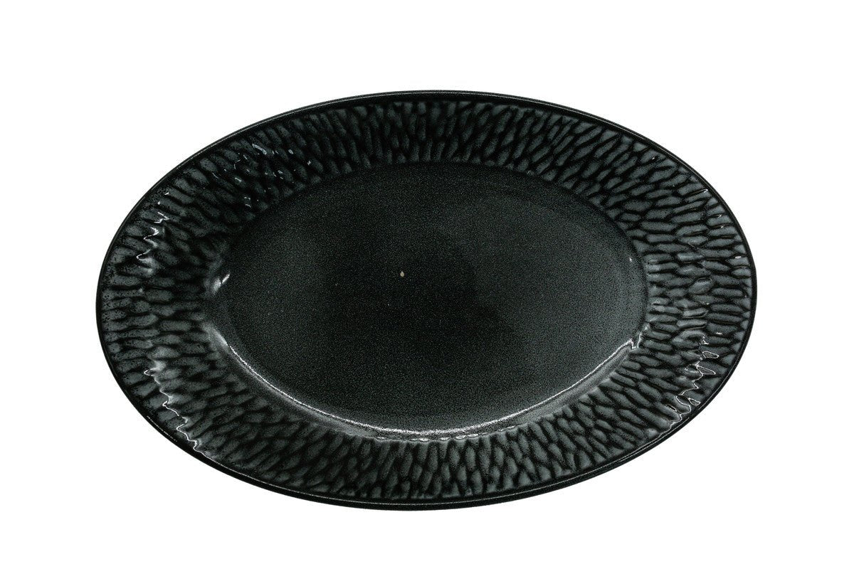 AKDC - Ceramic Deep Oval Plate 30.5 cm Black - Al Kabayel Discount CentreAKDC - Ceramic Deep Oval Plate 30.5 cm BlackPlatesAKDCAl Kabayel Discount Centre