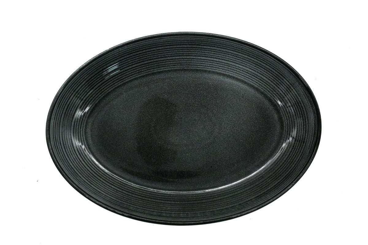 AKDC - Ceramic Deep Oval Plate Black - Al Kabayel Discount CentreAKDC - Ceramic Deep Oval Plate BlackPlatesAKDCAl Kabayel Discount Centre