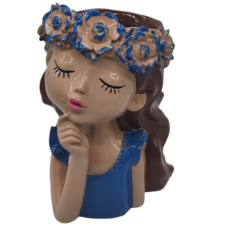 AKDC Ceramic Doll Vase Elegance Versatile Decor Accents for Living Room Home Decor Dinner Table Wedding Dinner Living Room - 25cmX13cm - Blue - Al Kabayel Discount CentreAKDC Ceramic Doll Vase Elegance Versatile Decor Accents for Living Room Home Decor Dinner Table Wedding Dinner Living Room - 25cmX13cm - BlueHome Décor AccentsAKDCAl Kabayel Discount Centre