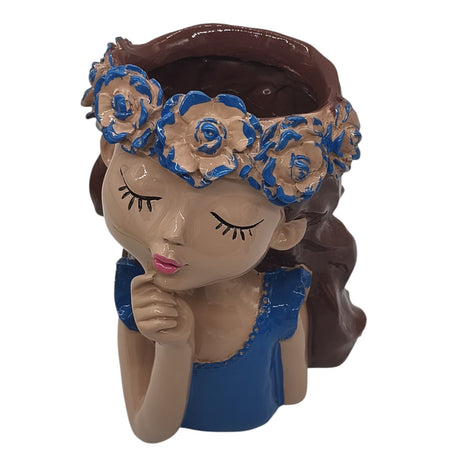 AKDC Ceramic Doll Vase Elegance Versatile Decor Accents for Living Room Home Decor Dinner Table Wedding Dinner Living Room - 25cmX13cm - Blue - Al Kabayel Discount CentreAKDC Ceramic Doll Vase Elegance Versatile Decor Accents for Living Room Home Decor Dinner Table Wedding Dinner Living Room - 25cmX13cm - BlueHome Décor AccentsAKDCAl Kabayel Discount Centre