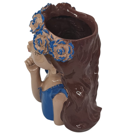 AKDC Ceramic Doll Vase Elegance Versatile Decor Accents for Living Room Home Decor Dinner Table Wedding Dinner Living Room - 25cmX13cm - Blue - Al Kabayel Discount CentreAKDC Ceramic Doll Vase Elegance Versatile Decor Accents for Living Room Home Decor Dinner Table Wedding Dinner Living Room - 25cmX13cm - BlueHome Décor AccentsAKDCAl Kabayel Discount Centre