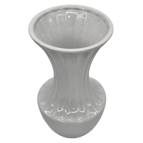 AKDC Ceramic Flower Pot Handcrafted Flower Vase Garden Pots, Versatile Stylish Flower Pot, Storage Container Planter Pot for Home Office Event Decor (18cmx10cm) - White - Al Kabayel Discount CentreAKDC Ceramic Flower Pot Handcrafted Flower Vase Garden Pots, Versatile Stylish Flower Pot, Storage Container Planter Pot for Home Office Event Decor (18cmx10cm) - WhiteFlower/Plant PotsAKDCAl Kabayel Discount Centre