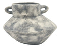 AKDC Ceramic Flower Vase 21cm*16cm*17cm, Tabletop Centerpiece, Distressed Grey - Al Kabayel Discount CentreAKDC Ceramic Flower Vase 21cm*16cm*17cm, Tabletop Centerpiece, Distressed GreyFlower/Plant PotsAKDCAl Kabayel Discount Centre