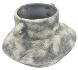 AKDC Ceramic Flower Vase 21cm*16cm*17cm, Tabletop Centerpiece, Distressed Grey - Al Kabayel Discount CentreAKDC Ceramic Flower Vase 21cm*16cm*17cm, Tabletop Centerpiece, Distressed GreyFlower/Plant PotsAKDCAl Kabayel Discount Centre
