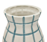 AKDC Ceramic Flower Vase 25cm*12cm, Off White & Teal - Al Kabayel Discount CentreAKDC Ceramic Flower Vase 25cm*12cm, Off White & TealHome Décor AccentsAKDCAl Kabayel Discount Centre