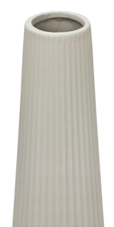 AKDC Ceramic Flower Vase 26cm*5cm, Off White - Al Kabayel Discount CentreAKDC Ceramic Flower Vase 26cm*5cm, Off WhiteHome Décor AccentsAKDCAl Kabayel Discount Centre